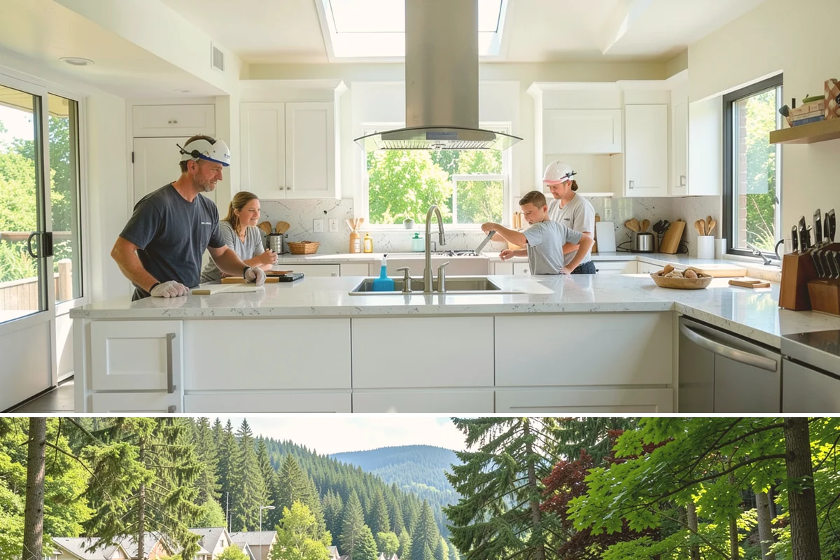 Drywall Texturing in Lake Forest Park, King County, WA - Texturing is an interior service available year-round, well suited to indoor winter projects.