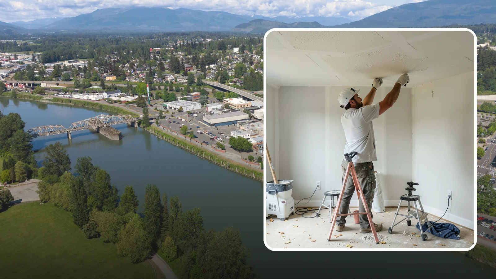 Drywall Texturing in Mount Vernon, Skagit County, WA - Drywall texturing applies knockdown, orange peel, or custom textures to walls and ceilings.