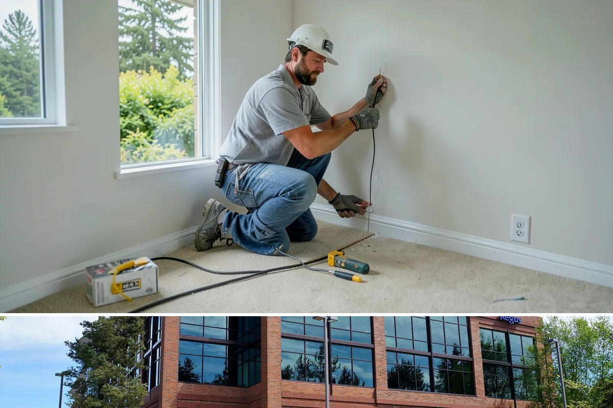 Drywall Texturing in Mountlake Terrace, Snohomish County, WA - Texturing is an interior service available year-round, well suited to indoor winter projects.