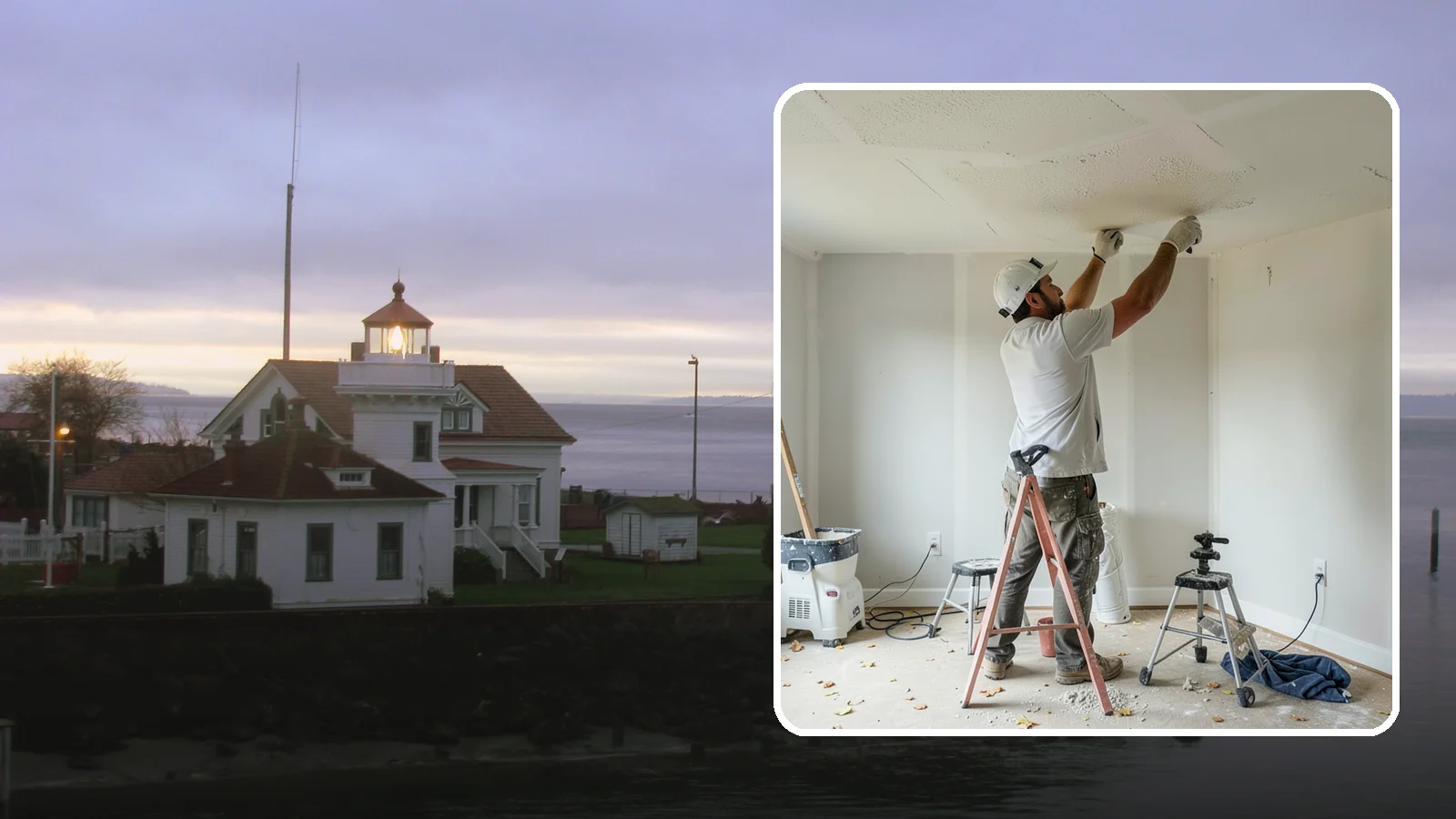 Drywall Texturing in Mukilteo, Snohomish County, WA - Drywall texturing applies knockdown, orange peel, or custom textures to walls and ceilings.