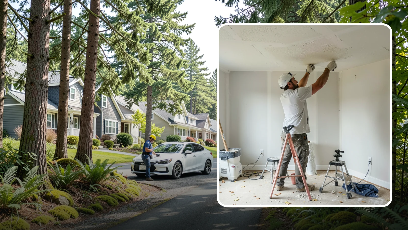 Drywall Texturing in Normandy Park, King County, WA - Drywall texturing applies knockdown, orange peel, or custom textures to walls and ceilings.
