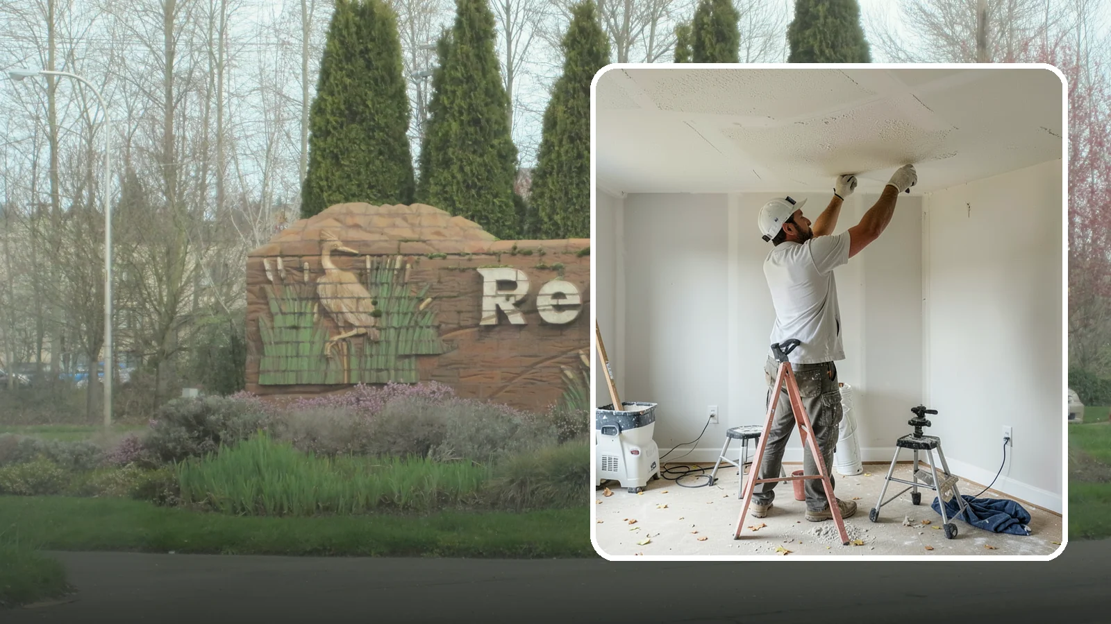Drywall Texturing in Renton, King County, WA - Drywall texturing applies knockdown, orange peel, or custom textures to walls and ceilings.