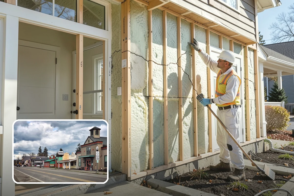 Drywall Texturing in Roy, Pierce County, WA - A range of textures from orange peel to knockdown