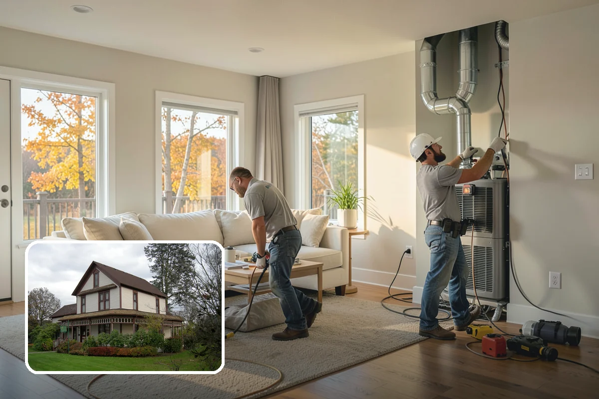 Drywall Texturing in Sumner, Pierce County, WA - A range of textures from orange peel to knockdown