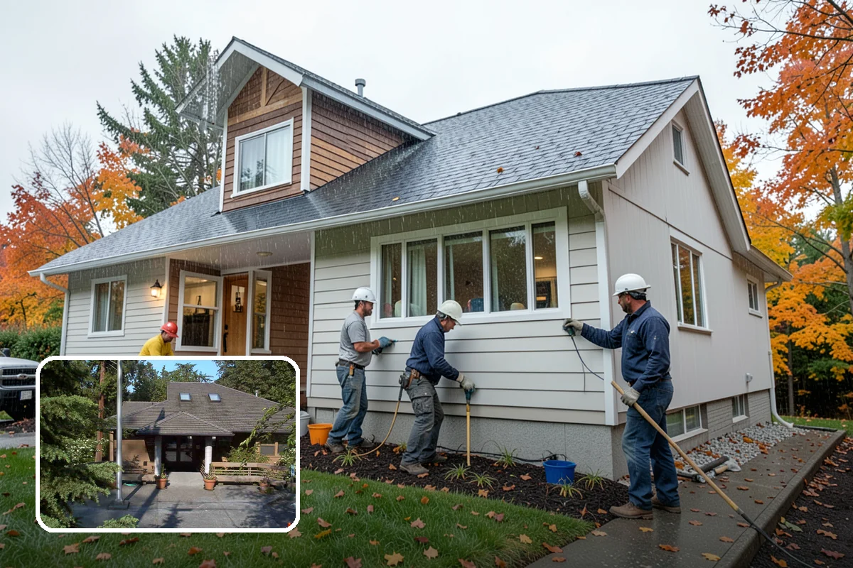 Drywall Texturing in Yarrow Point, King County, WA - A range of textures from orange peel to knockdown