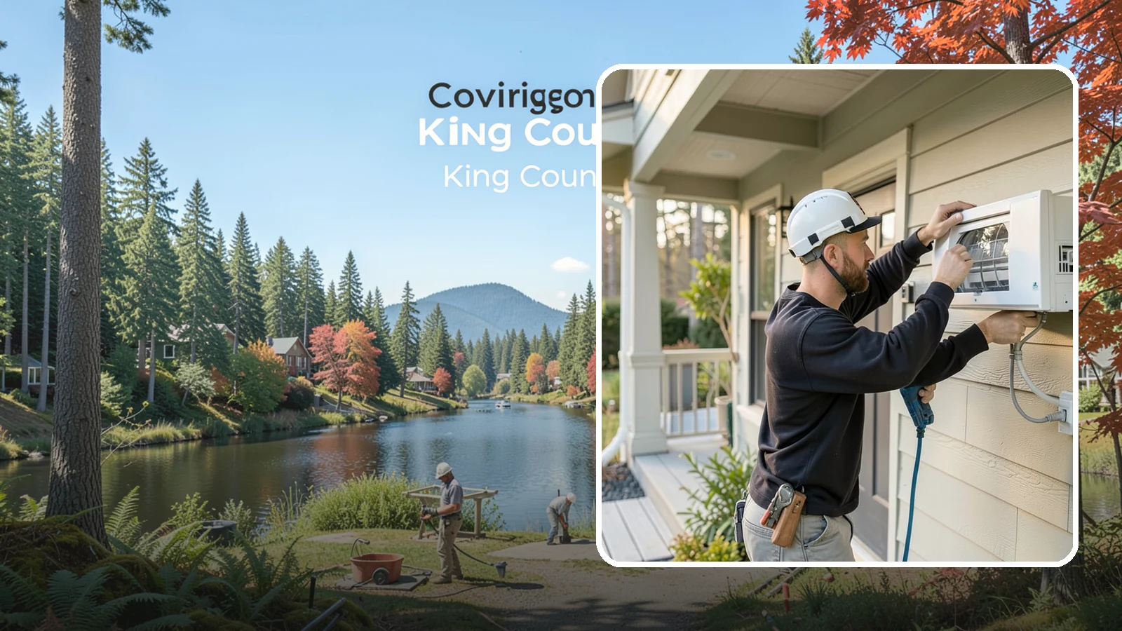 Ductless Mini-Split Installation in Covington, King County, WA - We install ductless mini-split systems for efficient heating and cooling in homes, additions, and specific rooms.