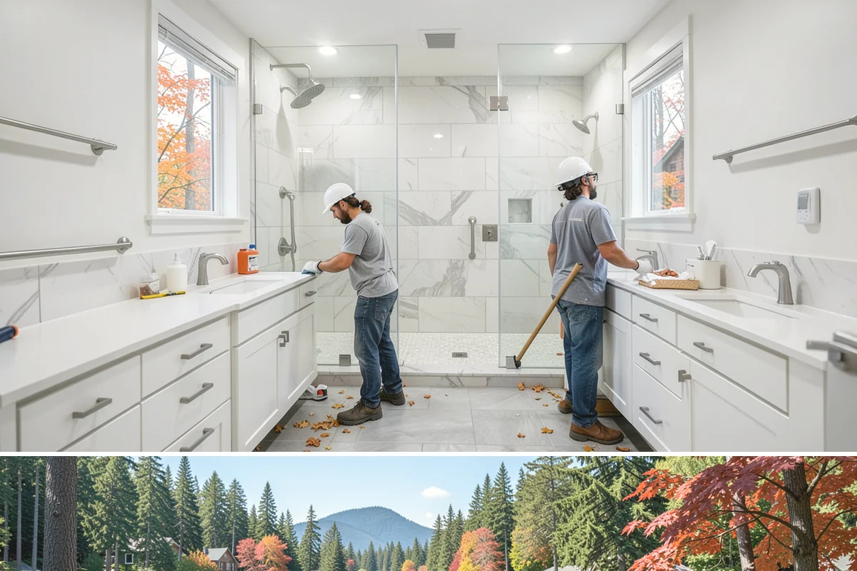 Ductless Mini-Split Installation in Covington, King County, WA - Mini-splits install year-round, providing both winter heating and summer cooling from one system.