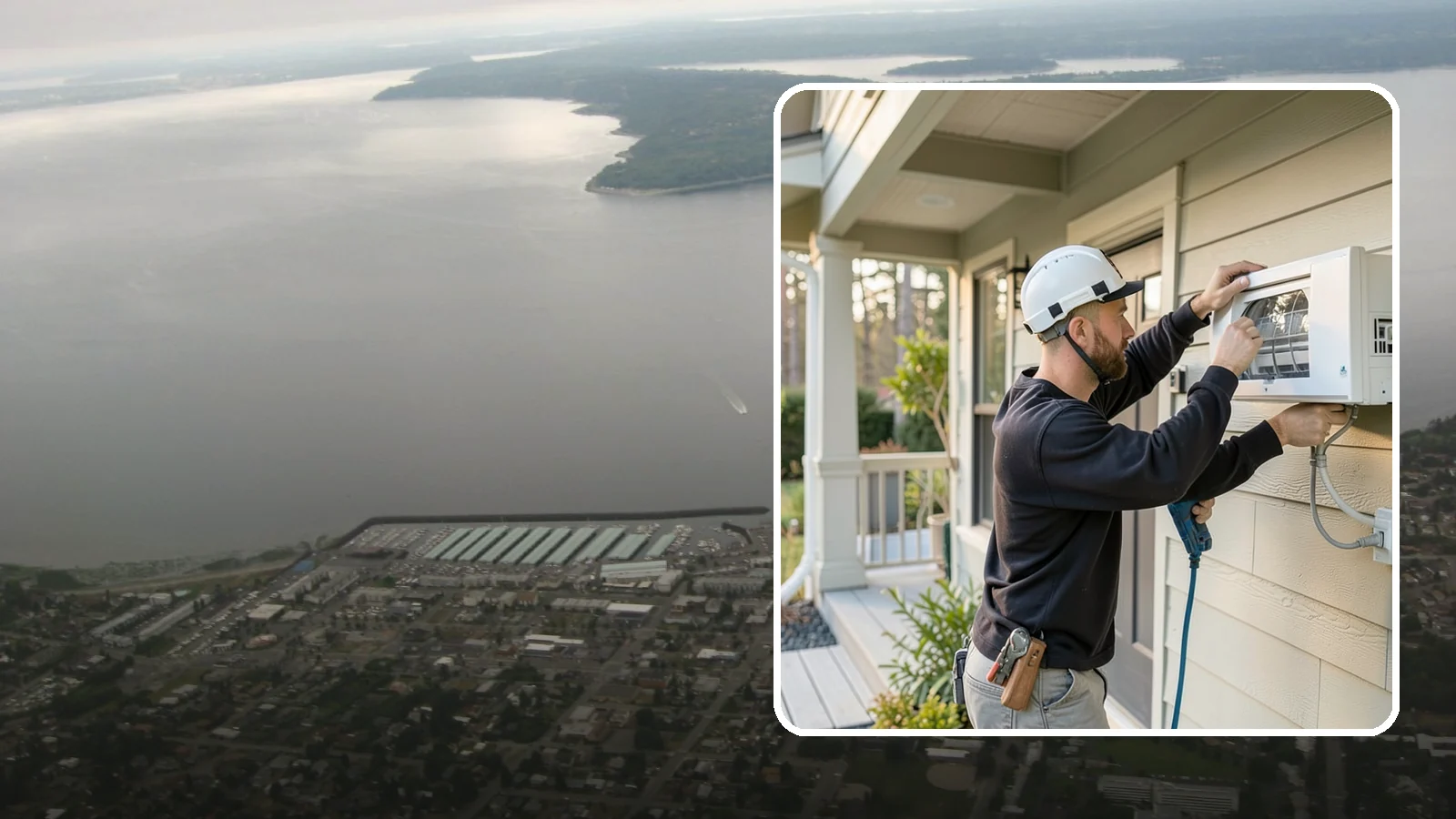 Ductless Mini-Split Installation in Des Moines, King County, WA - We install ductless mini-split systems for efficient heating and cooling in homes, additions, and specific rooms.