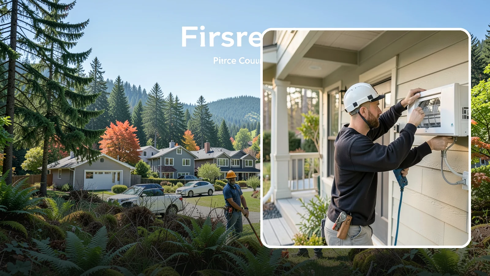 Ductless Mini-Split Installation in Fircrest, Pierce County, WA - We install ductless mini-split systems for efficient heating and cooling in homes, additions, and specific rooms.