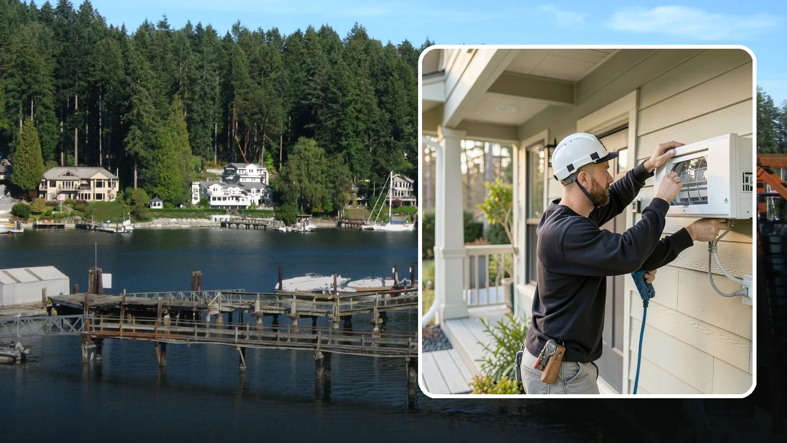 Ductless Mini-Split Installation in Gig Harbor, Pierce County, WA - We install ductless mini-split systems for efficient heating and cooling in homes, additions, and specific rooms.