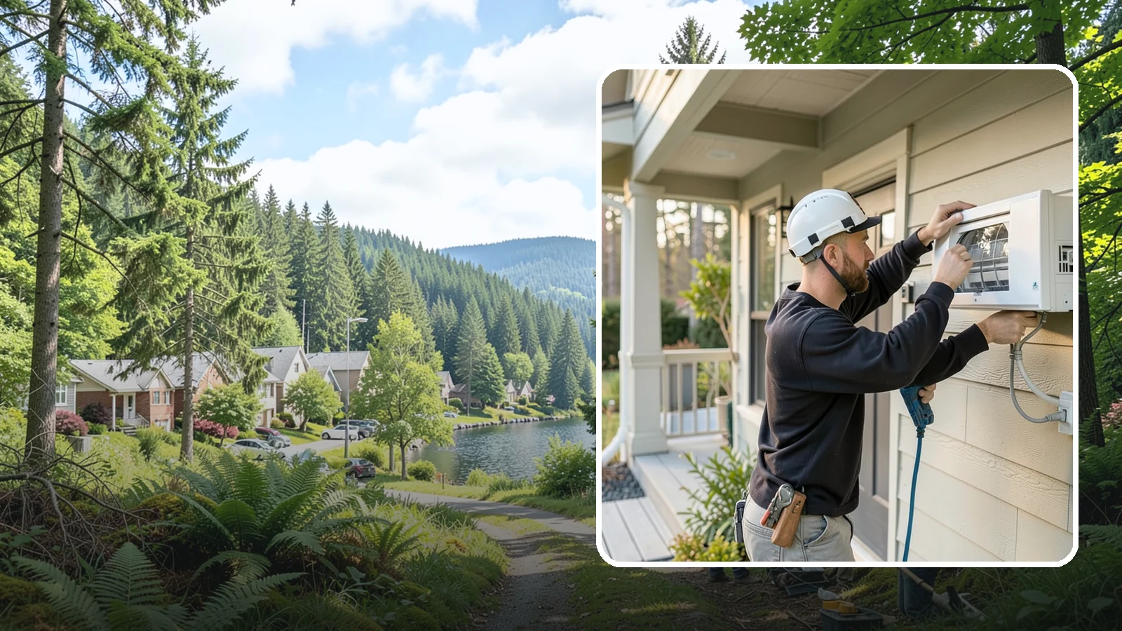 Ductless Mini-Split Installation in Lake Forest Park, King County, WA - We install ductless mini-split systems for efficient heating and cooling in homes, additions, and specific rooms.