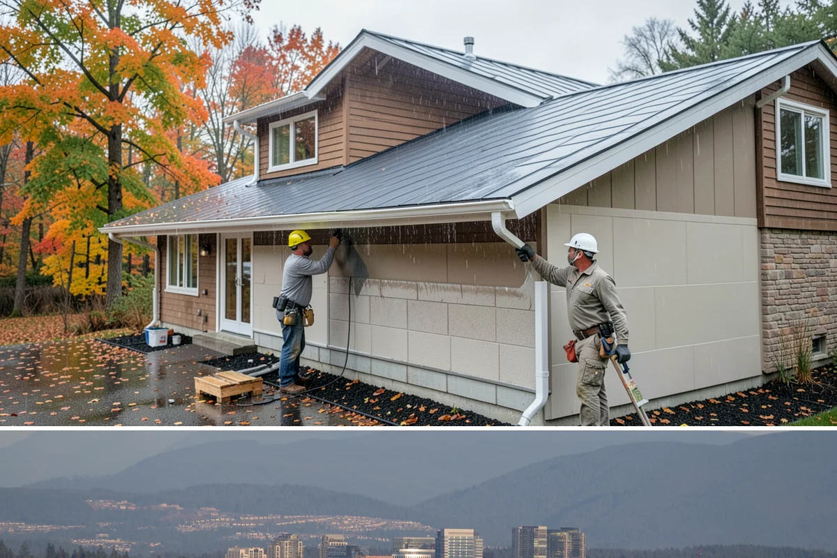 Ductless Mini-Split Installation in Medina, King County, WA - Mini-splits install year-round, providing both winter heating and summer cooling from one system.