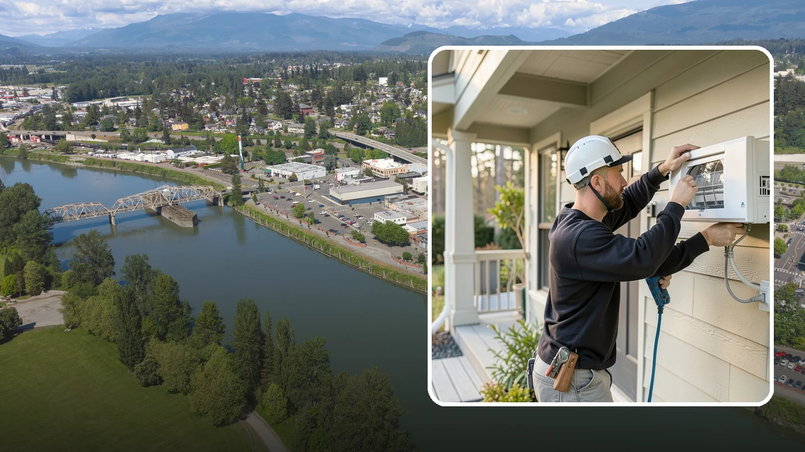 Ductless Mini-Split Installation in Mount Vernon, Skagit County, WA - We install ductless mini-split systems for efficient heating and cooling in homes, additions, and specific rooms.