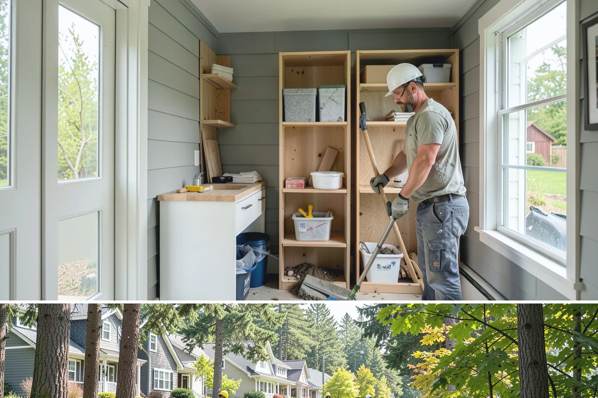 Ductless Mini-Split Installation in Normandy Park, King County, WA - Mini-splits install year-round, providing both winter heating and summer cooling from one system.
