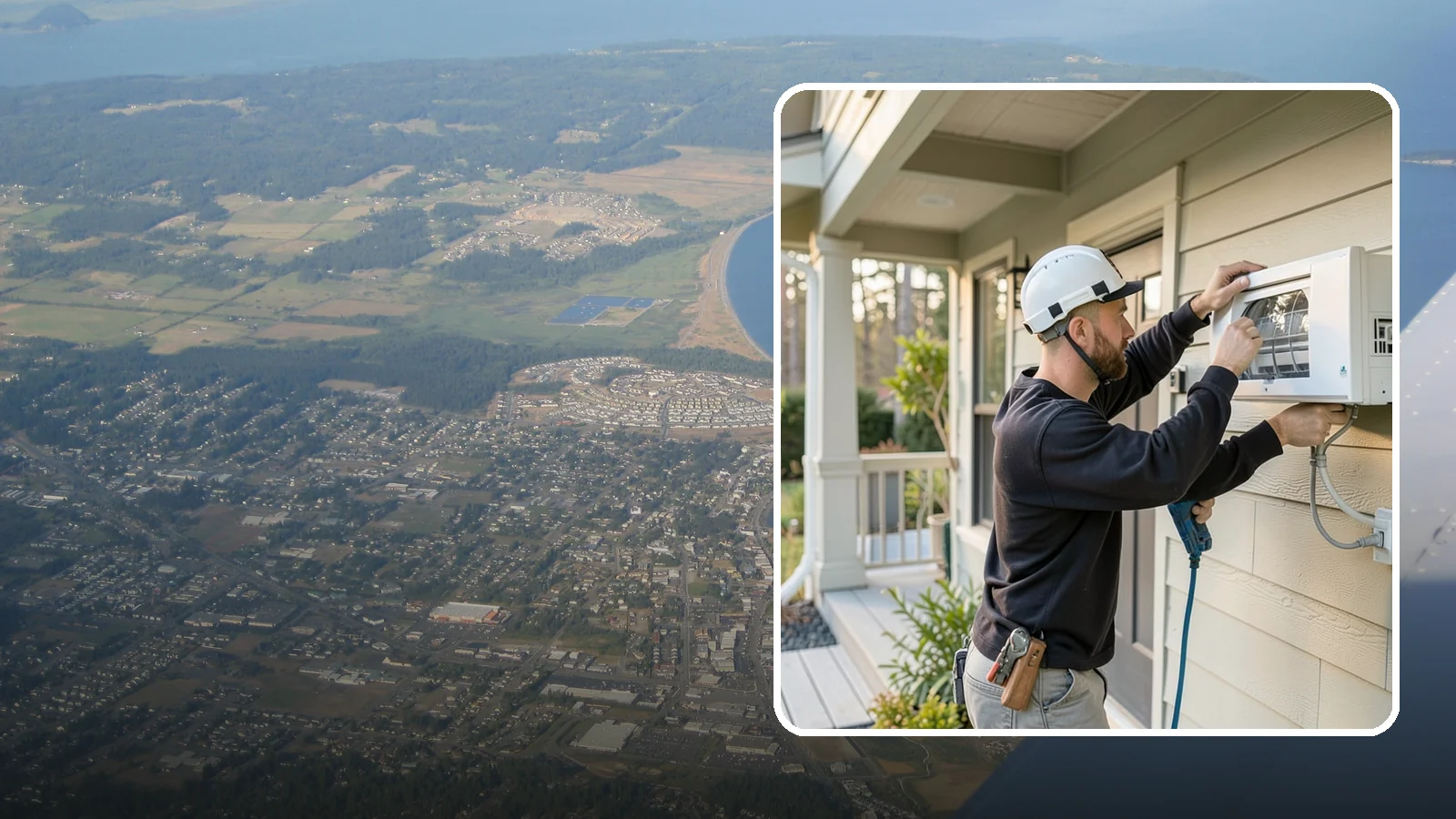Ductless Mini-Split Installation in Oak Harbor, Island County, WA - We install ductless mini-split systems for efficient heating and cooling in homes, additions, and specific rooms.