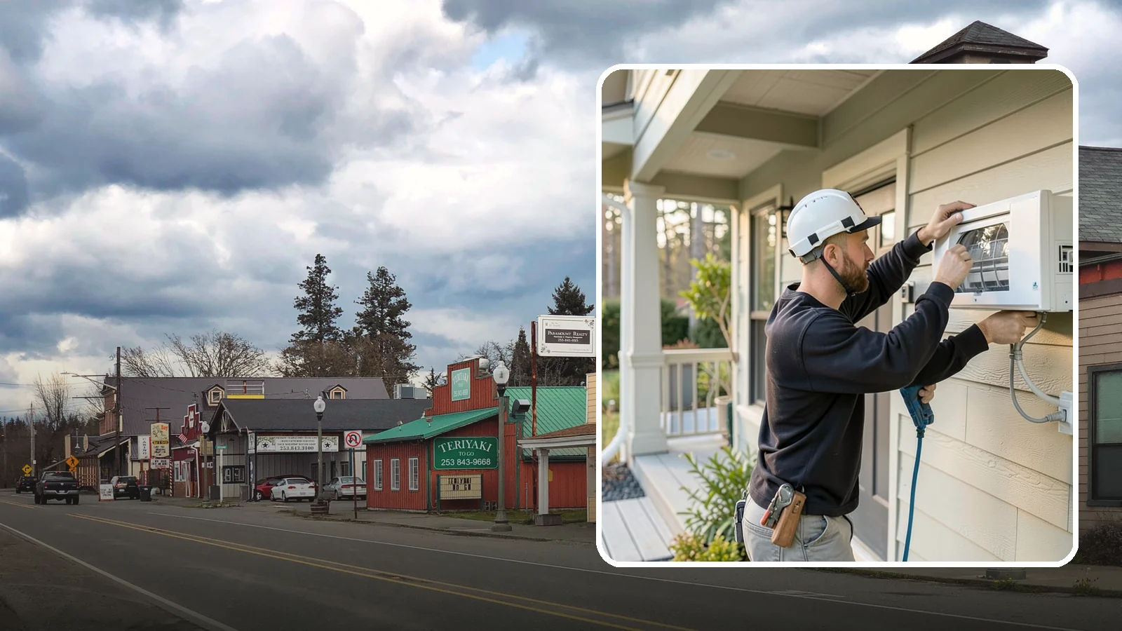 Ductless Mini-Split Installation in Roy, Pierce County, WA - We install ductless mini-split systems for efficient heating and cooling in homes, additions, and specific rooms.