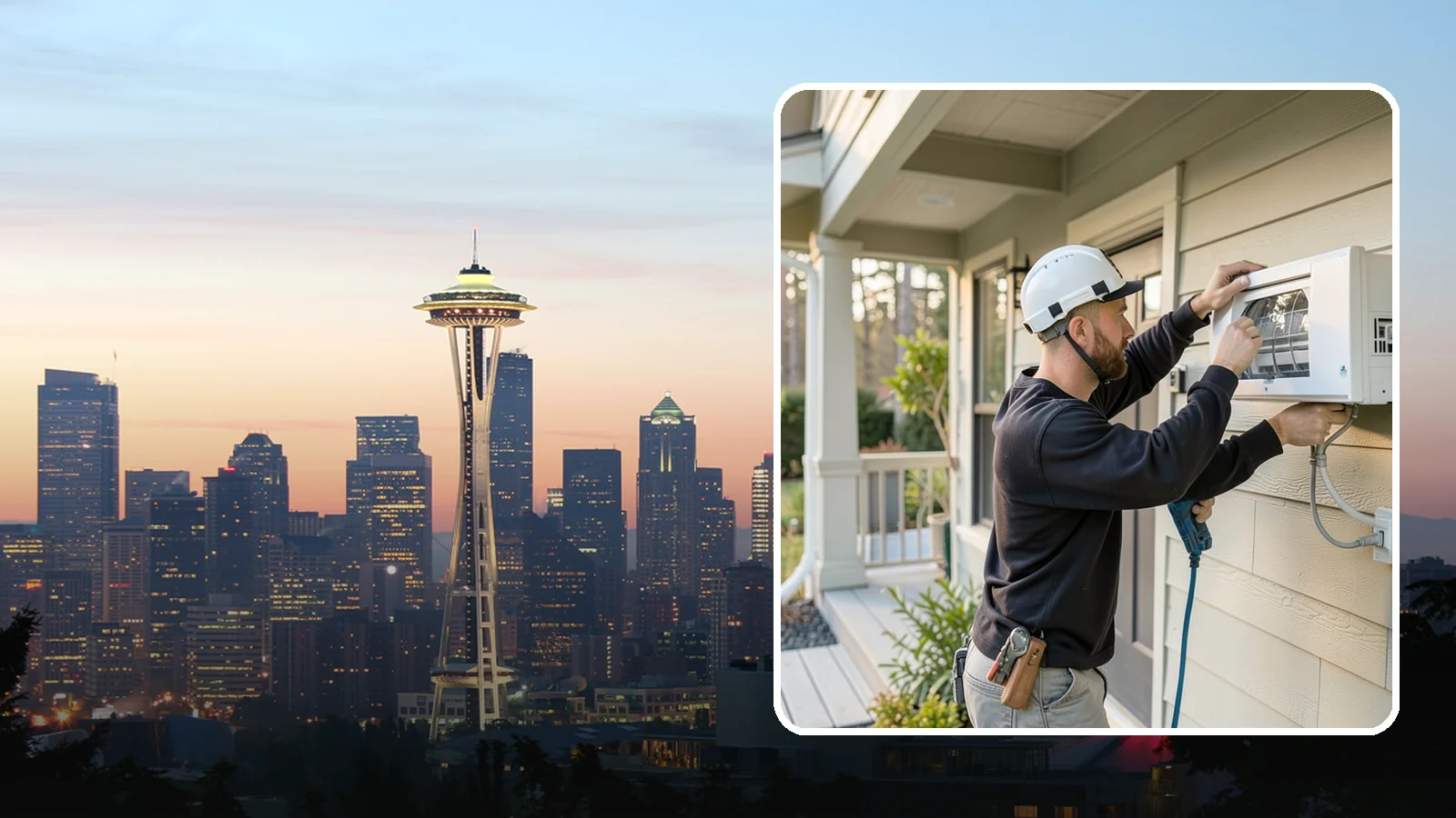 Ductless Mini-Split Installation in Seattle, King County, WA - We install ductless mini-split systems for efficient heating and cooling in homes, additions, and specific rooms.