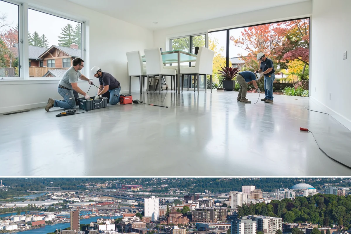 Ductless Mini-Split Installation in Tacoma, Pierce County, WA - Mini-splits install year-round, providing both winter heating and summer cooling from one system.