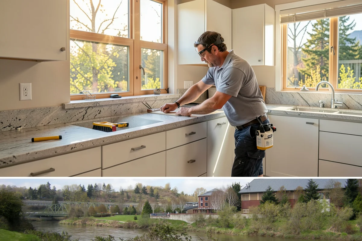 Ductless Mini-Split Installation in Tukwila, King County, WA - Mini-splits install year-round, providing both winter heating and summer cooling from one system.
