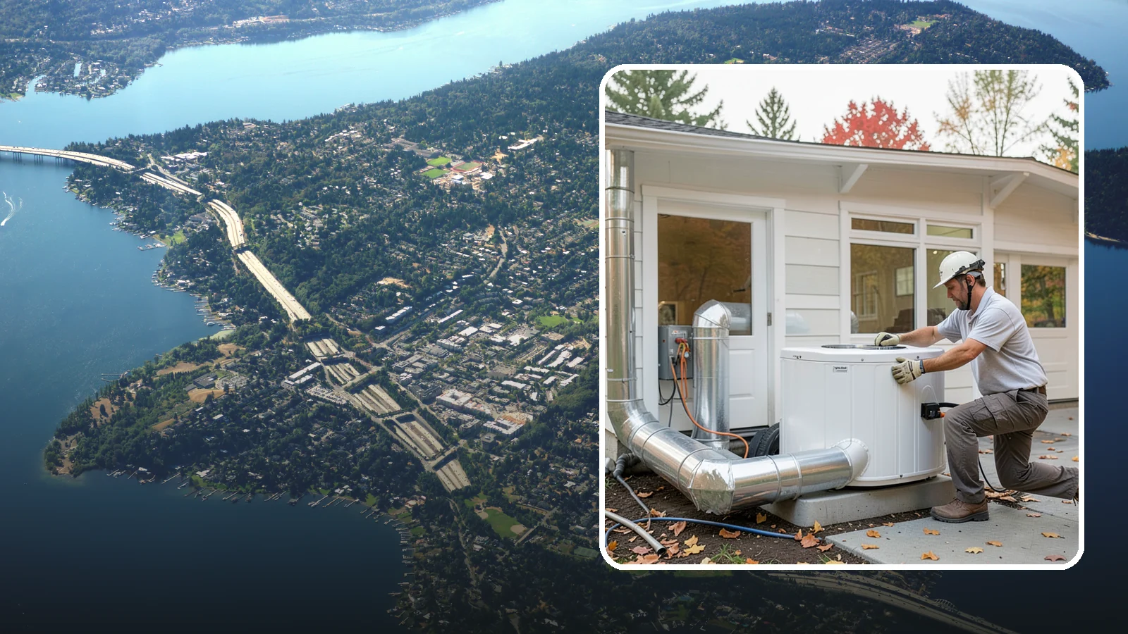 Ductwork Installation in Mercer Island, King County, WA - We design and install ductwork that delivers balanced, efficient airflow to every room in your home.