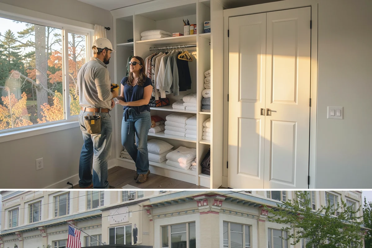 Duplex Construction in Anacortes, Skagit County, WA - Framing both units during the dry summer months keeps the shared structure protected and the schedule tight.