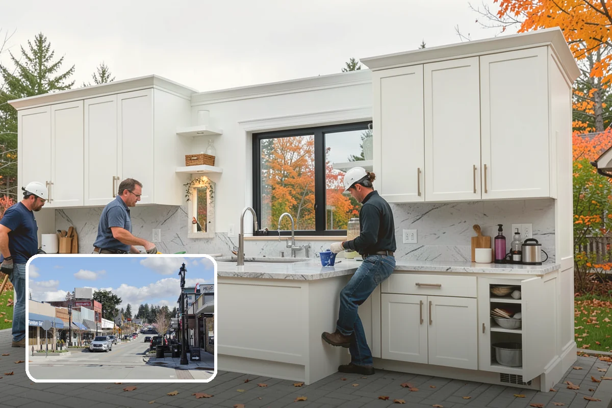Duplex Construction in Bothell, King County, WA - Two income or living units on a single lot