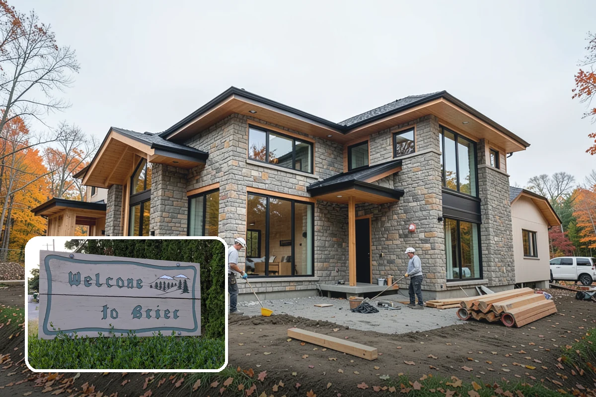 Duplex Construction in Brier, Snohomish County, WA - Two income or living units on a single lot