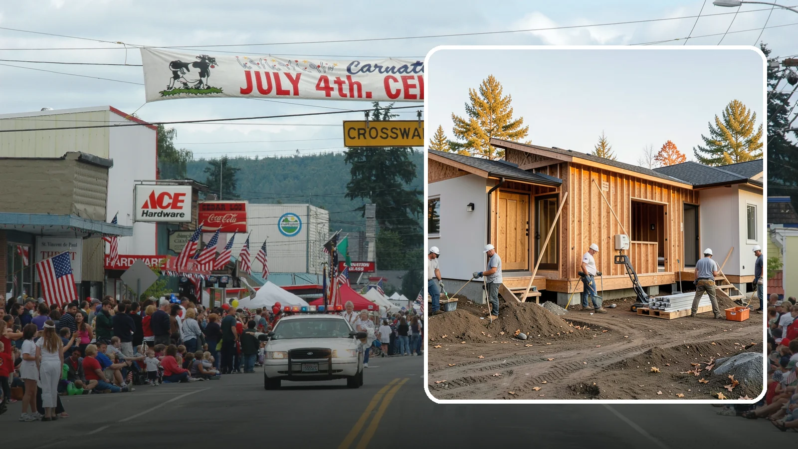 Duplex Construction in Carnation, King County, WA - New two-unit duplexes built for owner-occupancy, rental income, or house-hacking.