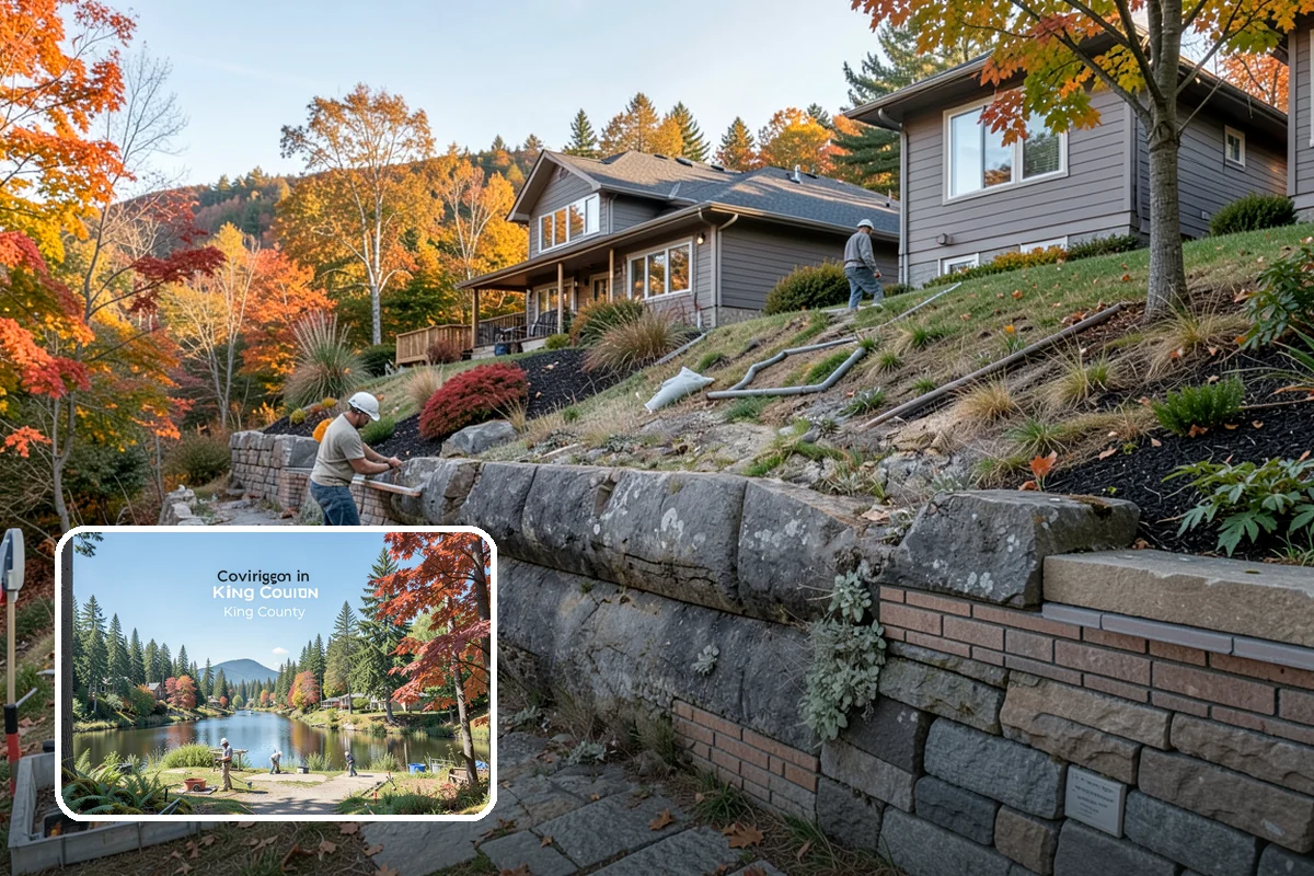 Duplex Construction in Covington, King County, WA - Two income or living units on a single lot