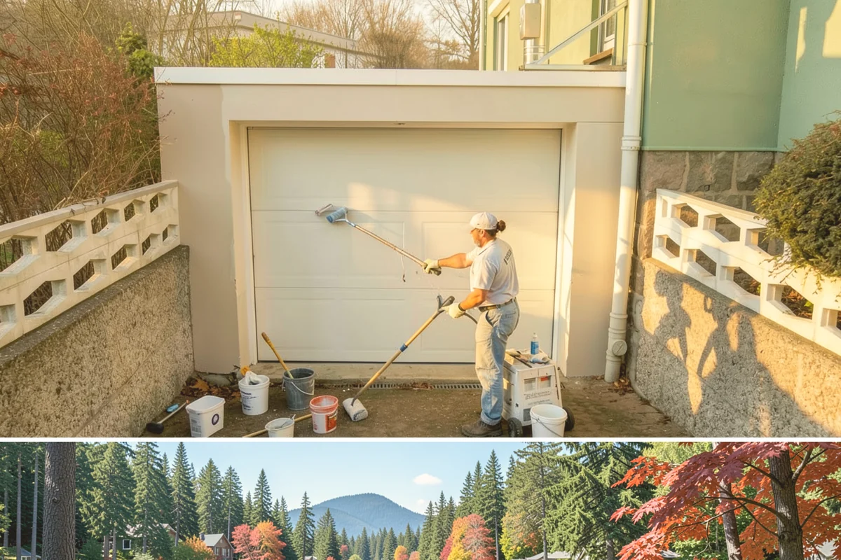 Duplex Construction in Covington, King County, WA - Framing both units during the dry summer months keeps the shared structure protected and the schedule tight.