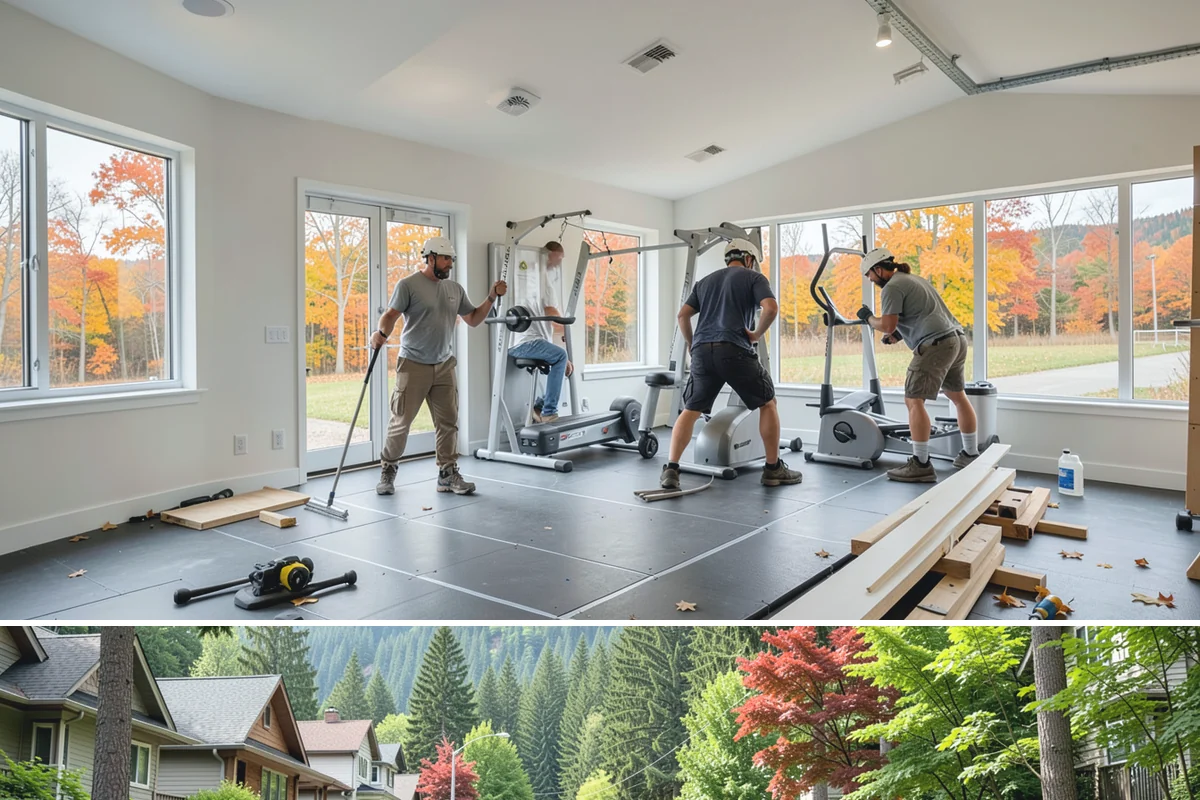 Duplex Construction in Darrington, Snohomish County, WA - Framing both units during the dry summer months keeps the shared structure protected and the schedule tight.