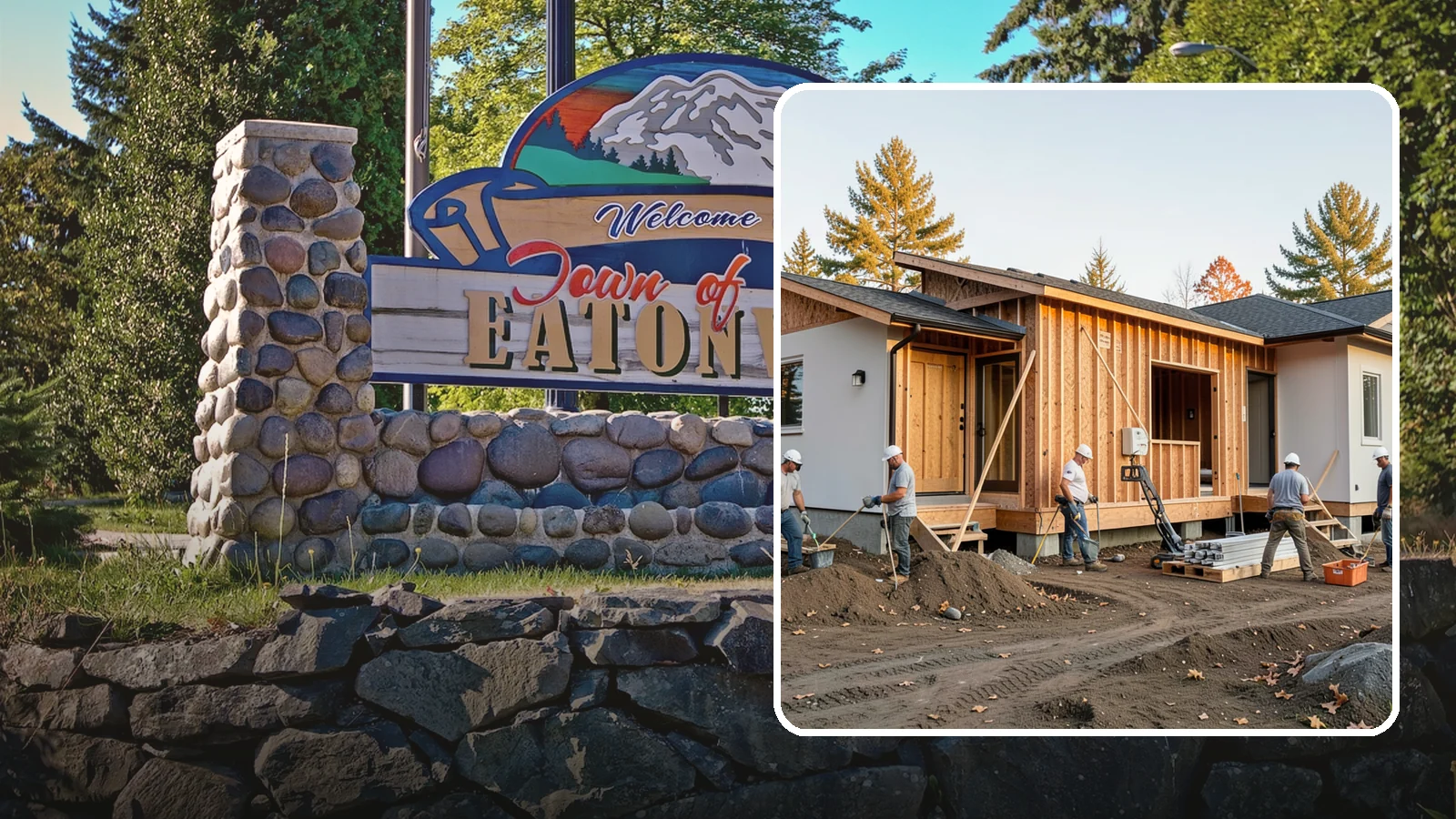 Duplex Construction in Eatonville, Pierce County, WA - New two-unit duplexes built for owner-occupancy, rental income, or house-hacking.