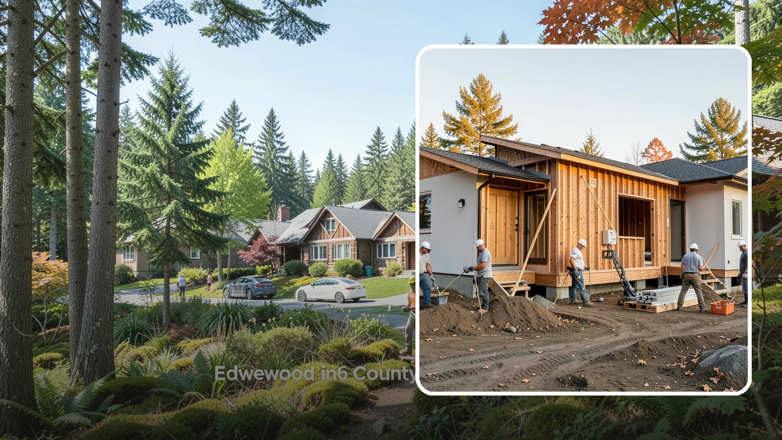 Duplex Construction in Edgewood, Pierce County, WA - New two-unit duplexes built for owner-occupancy, rental income, or house-hacking.