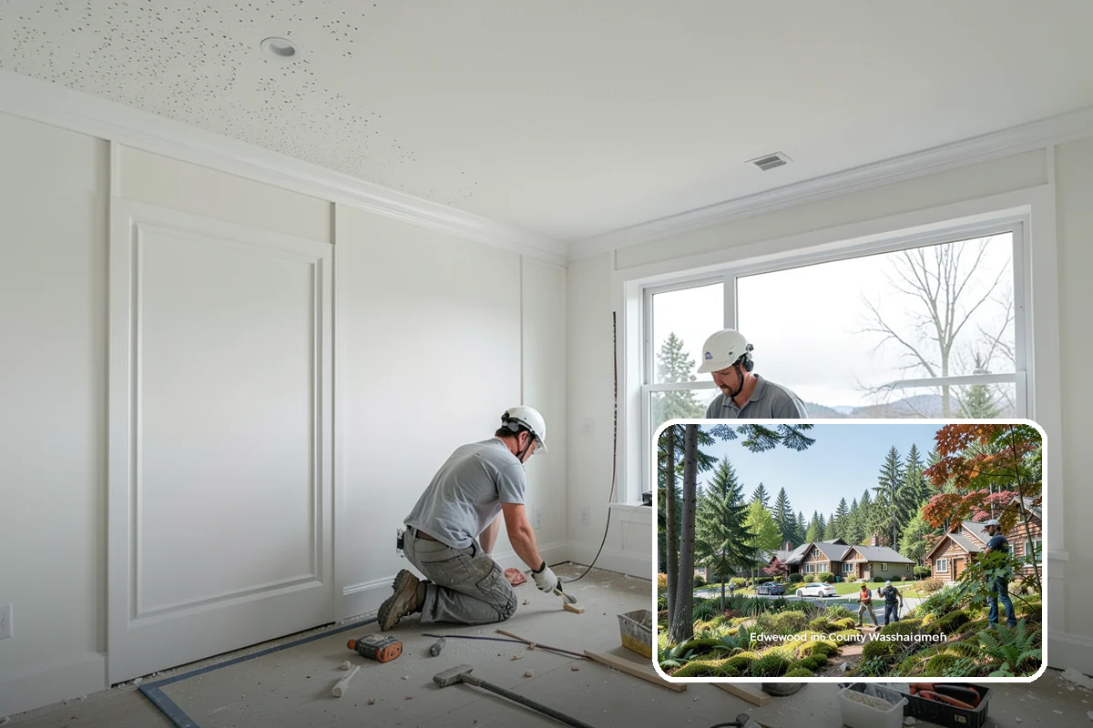 Duplex Construction in Edgewood, Pierce County, WA - Two income or living units on a single lot