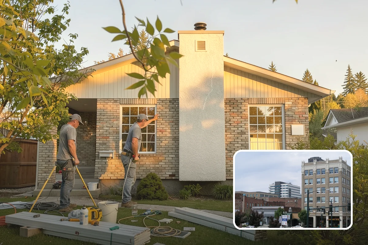 Duplex Construction in Everett, Snohomish County, WA - Two income or living units on a single lot