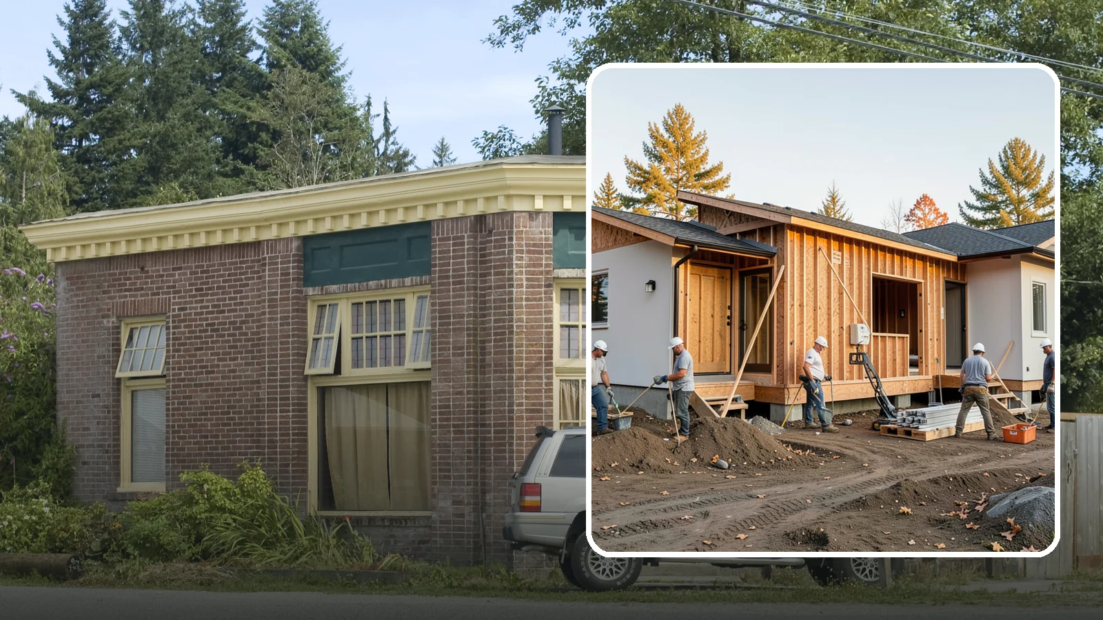 Duplex Construction in Hamilton, Skagit County, WA - New two-unit duplexes built for owner-occupancy, rental income, or house-hacking.