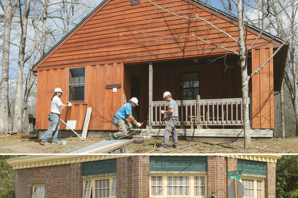 Duplex Construction in Hamilton, Skagit County, WA - Framing both units during the dry summer months keeps the shared structure protected and the schedule tight.