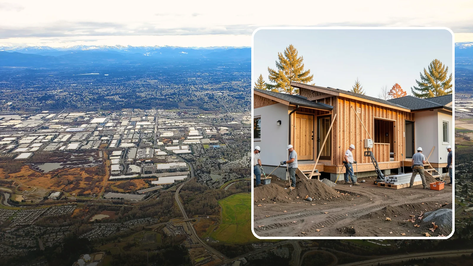 Duplex Construction in Kent, King County, WA - New two-unit duplexes built for owner-occupancy, rental income, or house-hacking.