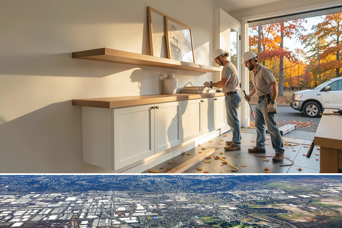 Duplex Construction in Kent, King County, WA - Framing both units during the dry summer months keeps the shared structure protected and the schedule tight.