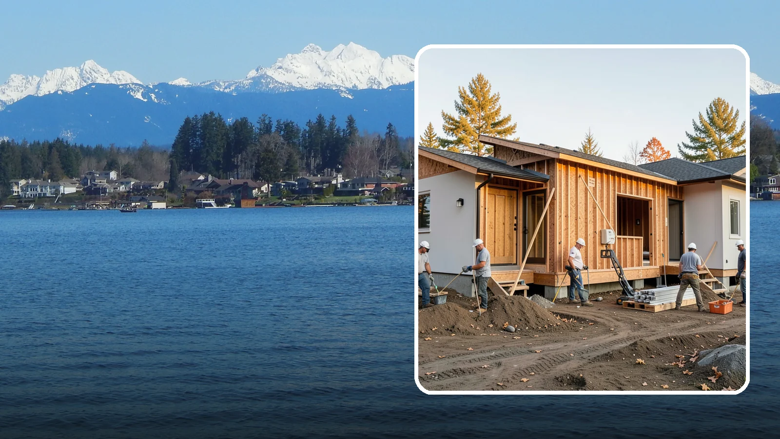 Duplex Construction in Lake Stevens, Snohomish County, WA - New two-unit duplexes built for owner-occupancy, rental income, or house-hacking.