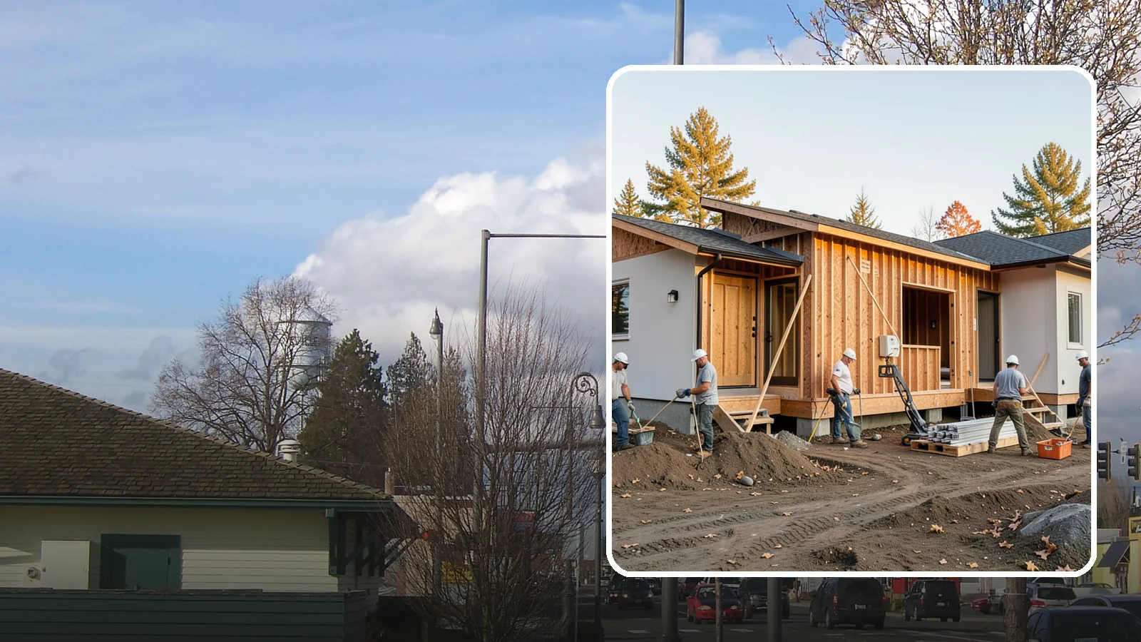 Duplex Construction in Marysville, Snohomish County, WA - New two-unit duplexes built for owner-occupancy, rental income, or house-hacking.