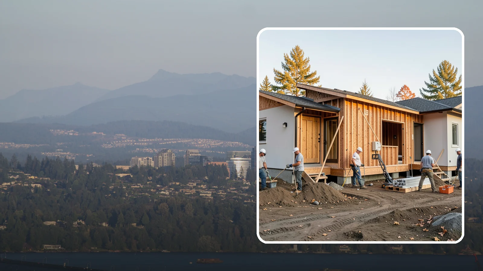 Duplex Construction in Medina, King County, WA - New two-unit duplexes built for owner-occupancy, rental income, or house-hacking.