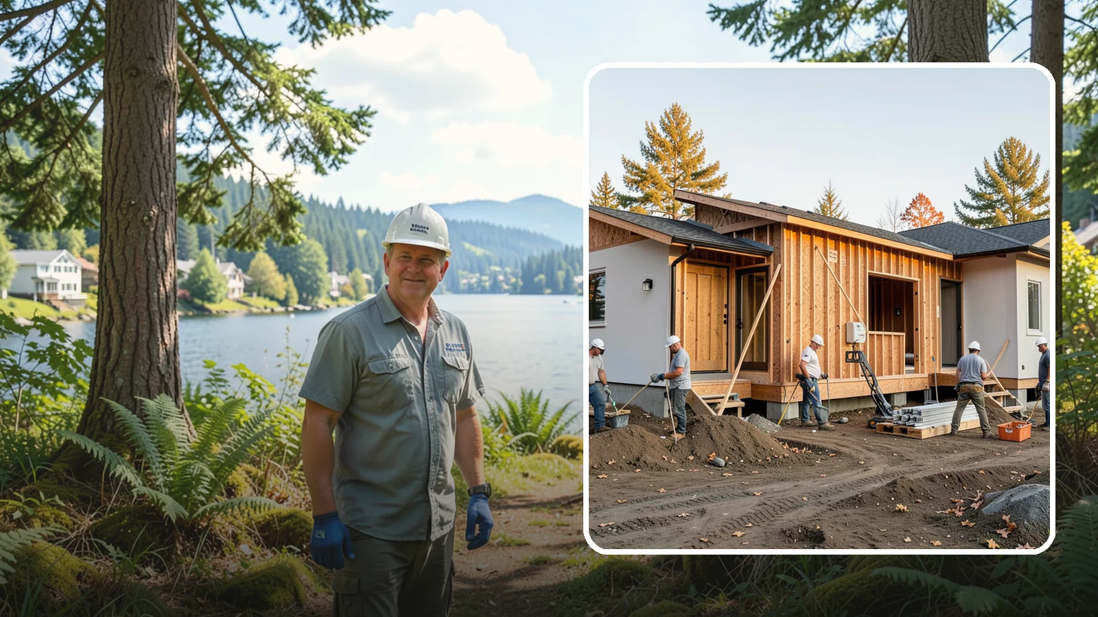 Duplex Construction in Milton, King County, WA - New two-unit duplexes built for owner-occupancy, rental income, or house-hacking.
