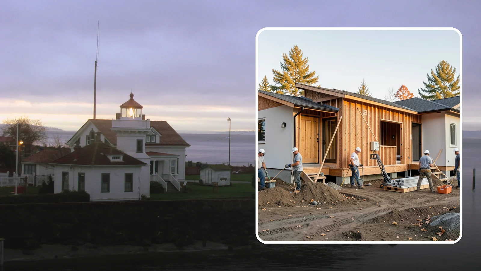Duplex Construction in Mukilteo, Snohomish County, WA - New two-unit duplexes built for owner-occupancy, rental income, or house-hacking.