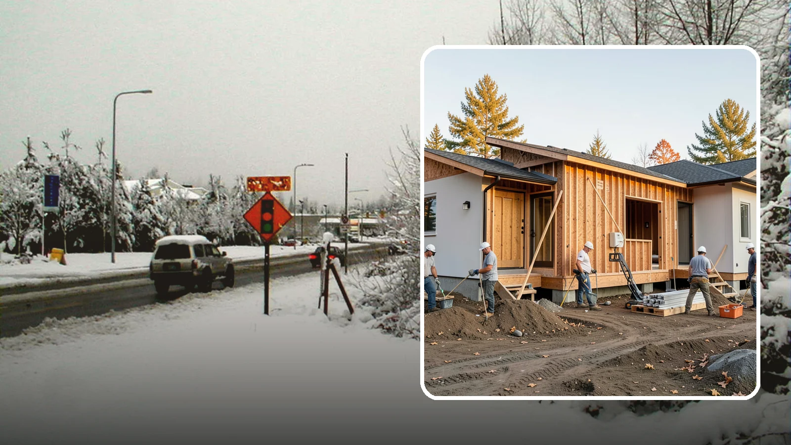 Duplex Construction in Newcastle, King County, WA - New two-unit duplexes built for owner-occupancy, rental income, or house-hacking.