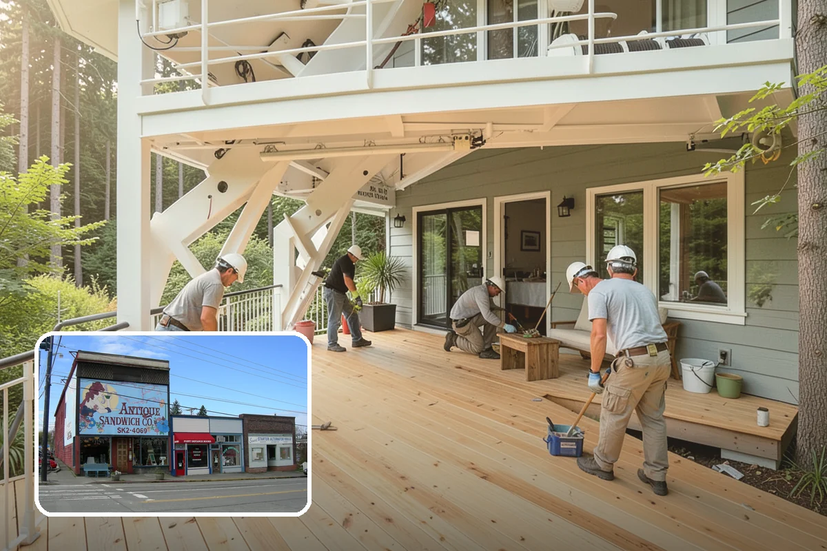 Duplex Construction in Ruston, Pierce County, WA - Two income or living units on a single lot