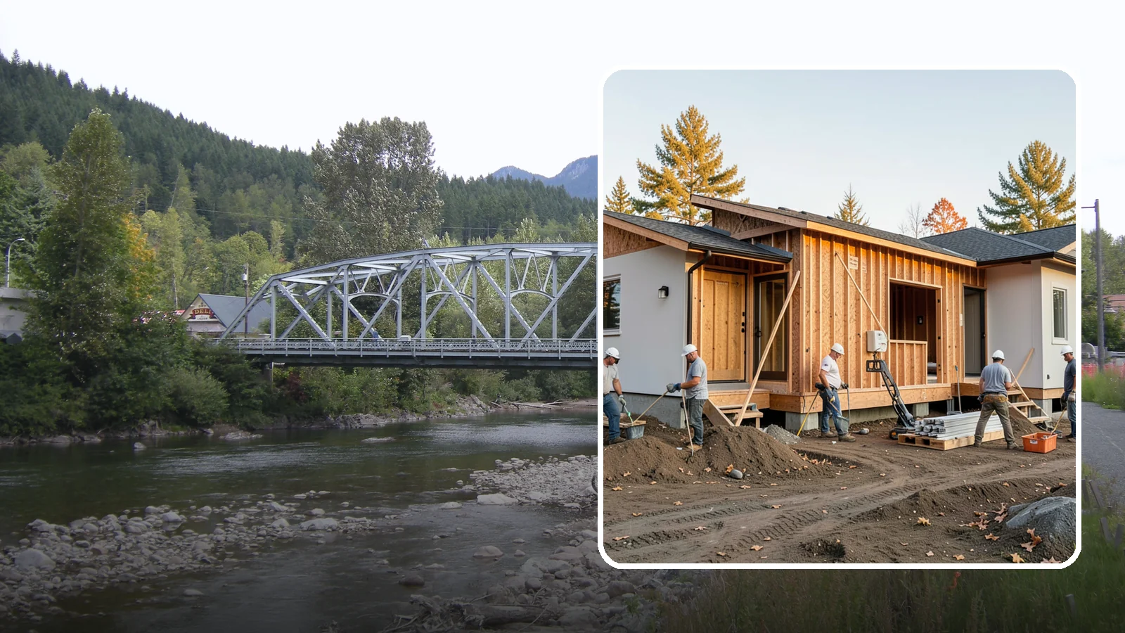 Duplex Construction in Skykomish, King County, WA - New two-unit duplexes built for owner-occupancy, rental income, or house-hacking.