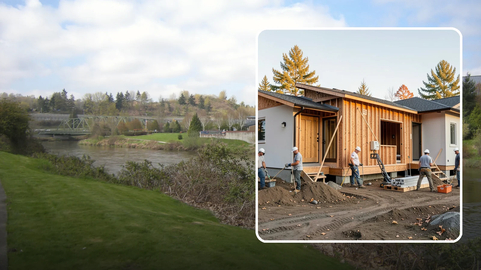 Duplex Construction in Tukwila, King County, WA - New two-unit duplexes built for owner-occupancy, rental income, or house-hacking.