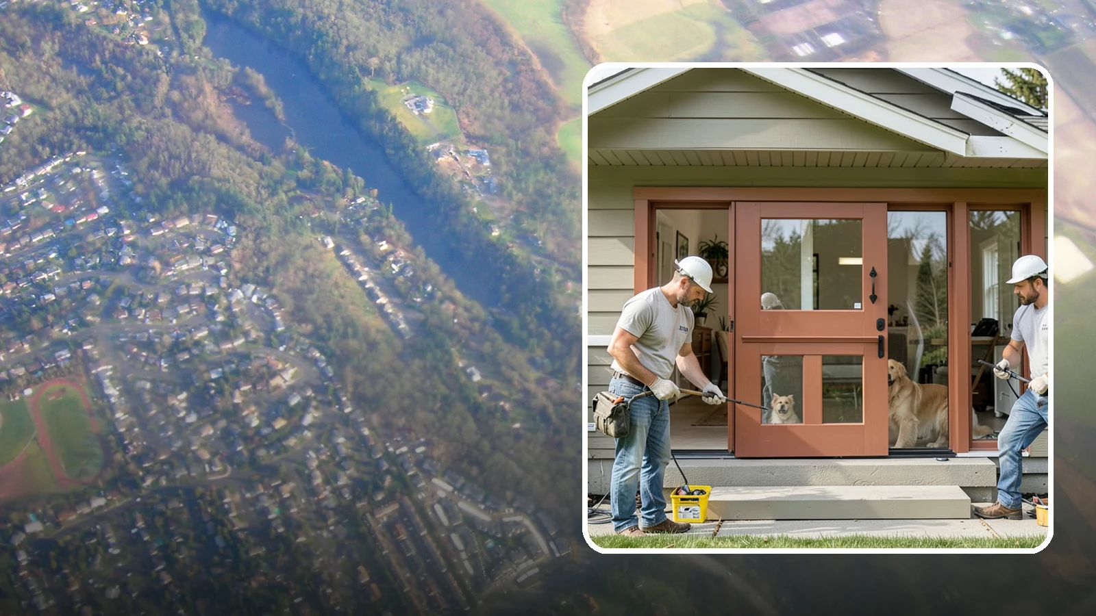 Dutch Door Installation in Algona, King County, WA - A charming Dutch door that splits top and bottom to let in light and air while keeping little ones or pets contained.