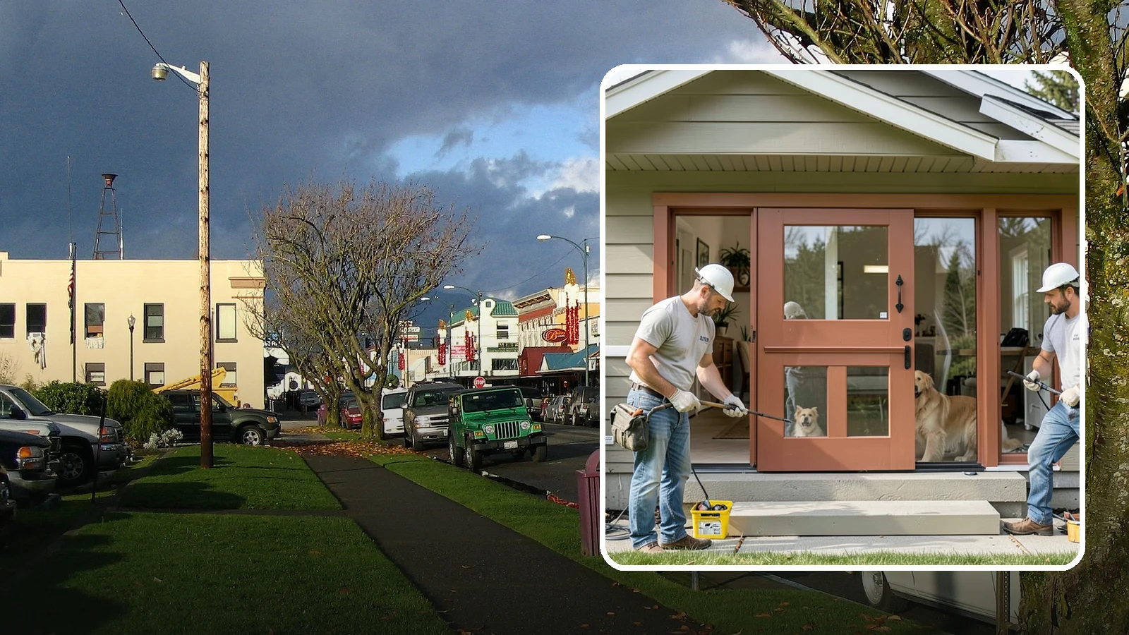 Dutch Door Installation in Arlington, Snohomish County, WA - A charming Dutch door that splits top and bottom to let in light and air while keeping little ones or pets contained.